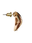 Buy Crunchy Fashion Golden Hat Studs - Purplle
