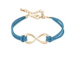 Buy Crunchy Fashion Infinite Love Blue Bracelet - Purplle