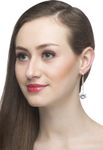 Buy Crunchy Fashion Jazzy Zircon Drop Earrings - Purplle