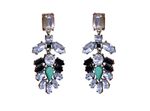 Buy Crunchy Fashion Juliana Chandelier Earrings - Purplle