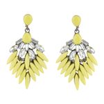 Buy Crunchy Fashion Lemony Studded Earing - Purplle