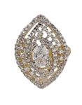 Buy Crunchy Fashion Marquise shape AD Ring - Purplle