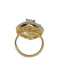 Buy Crunchy Fashion Marquise shape AD Ring - Purplle