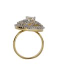 Buy Crunchy Fashion Marquise shape AD Ring - Purplle