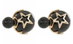 Buy Crunchy Fashion Mod Black Stud Earring - Purplle