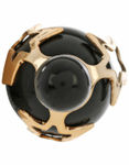 Buy Crunchy Fashion Mod Black Stud Earring - Purplle