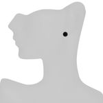 Buy Crunchy Fashion Mod Black Stud Earring - Purplle