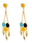 Buy Crunchy Fashion Modish Glow Earrings - Purplle