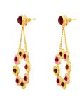Buy Crunchy Fashion Modish Vogue Flashy Earrings - Purplle