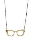 Buy Crunchy Fashion Nerdy Me Pendant Necklace - Purplle