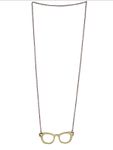 Buy Crunchy Fashion Nerdy Me Pendant Necklace - Purplle