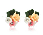 Buy Crunchy Fashion Pastel Floret Stud Earrings for Women - Purplle
