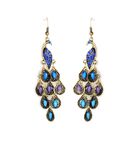 Buy Crunchy Fashion Peacock Earring - Purplle