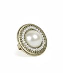Buy Crunchy Fashion Pearl Beads Ring - Purplle