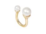 Buy Crunchy Fashion Pearl Delight Ring - Purplle