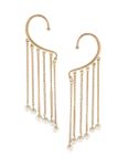 Buy Crunchy Fashion Pearl Drop ear Cuff Pair - Purplle