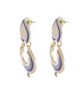 Buy Crunchy Fashion Pearl Embellish Royal Earring - Purplle