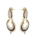 Buy Crunchy Fashion Pearl Embroider Dusky Earring - Purplle