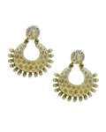 Buy Crunchy Fashion Pearl Matka Earrings-Golden-White - Purplle