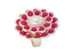 Buy Crunchy Fashion Pink Marigold Ring - Purplle