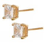 Buy Crunchy Fashion Princess Cut Square Studs - Purplle