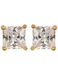 Buy Crunchy Fashion Princess Cut Square Studs - Purplle