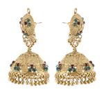 Buy Royal Bling Golden Plated Drop Earring - Purplle