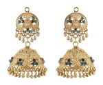 Buy Royal Bling Golden Plated Drop Earring - Purplle