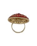 Buy Crunchy Fashion Red Crystal Ring - Purplle
