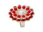 Buy Crunchy Fashion Red Marigold Ring - Purplle