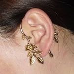 Buy Crunchy Fashion Rose Flower Leaves Ear Cuff - Purplle