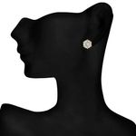 Buy Crunchy Fashion Round Zircon Studs - Purplle