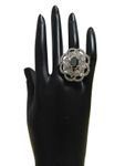 Buy Crunchy Fashion Royal Affair black Stone Ring - Purplle