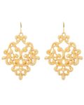 Buy Crunchy Fashion Royal Baroque Rosy Charming Earrings - Purplle