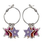Buy Crunchy Fashion Shine Like a Hangging Star Earrings - Purplle