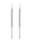 Buy Crunchy Fashion Silvering Flaunt Earing - Purplle