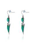 Buy Crunchy Fashion Spatial Sea Green Earring - Purplle