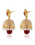 Buy Crunchy Fashion Splash of rich blooming earring - Purplle