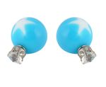 Buy Crunchy Fashion Star Globule Blue Stud - Purplle