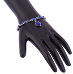 Buy Crunchy Fashion Sterling Royal Heart Bracelet - Purplle