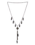 Buy Crunchy Fashion Stunning Charms Tassel Necklace - Purplle