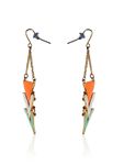Buy Crunchy Fashion Trine Love Hue Earring - Purplle