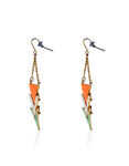 Buy Crunchy Fashion Trine Love Hue Earring - Purplle