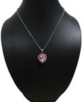 Buy Crunchy Fashion Valentine Special Crystal Heart Necklace - Purplle