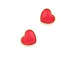 Buy Crunchy Fashion Valentine Sweetheart Studs - Purplle