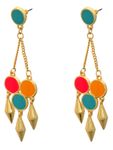 Buy Crunchy Fashion Voguish Blush Earrings - Purplle