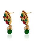 Buy Royal Bling Wine Lush Golden Earring - Purplle