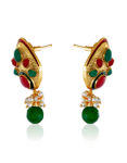 Buy Royal Bling Wine Lush Golden Earring - Purplle