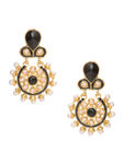 Buy Royal Bling Winsome Leafy Regal Black Earrings - Purplle