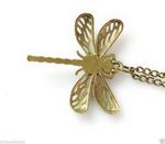 Buy Lishmark New Women'S Retro Hollow Dragonfly Pendant Necklace Sweater Chain Pendants - Purplle